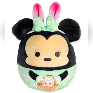 Squishmallow - Disney Easter Minnie Mouse with Bunny Ears and Easter Basket